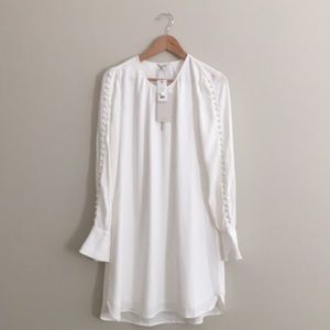 Joie Erlene Long Sleeve Porcelain Dress